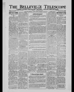 3 with family history and genealogy records from belleville, kansas 1870-2005. . Belleville telescope newspaper